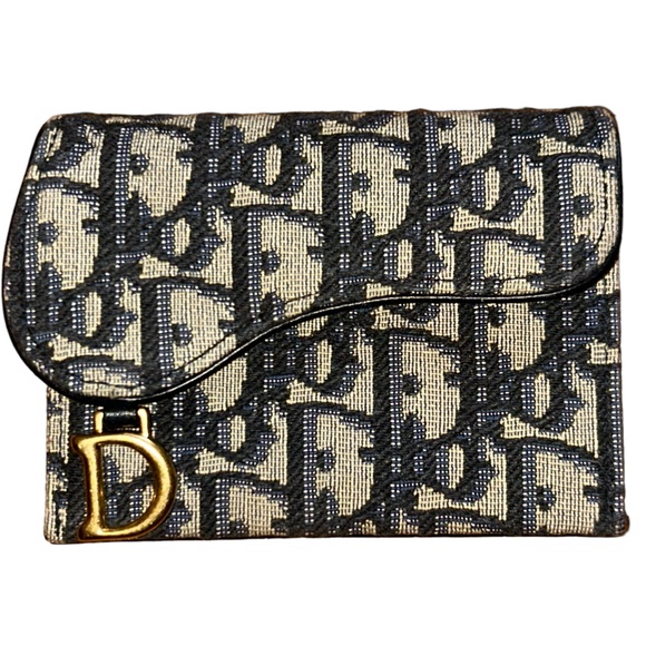 Dior Handbags - Authentic Dior Saddle Jasmine Gusset Card Holder